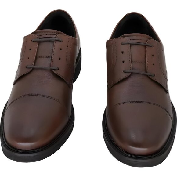 Johnston Murphy Beasley Cap Toe Oxfords Full Grain Leather Brown Size 10 M - Picture 5 of 6